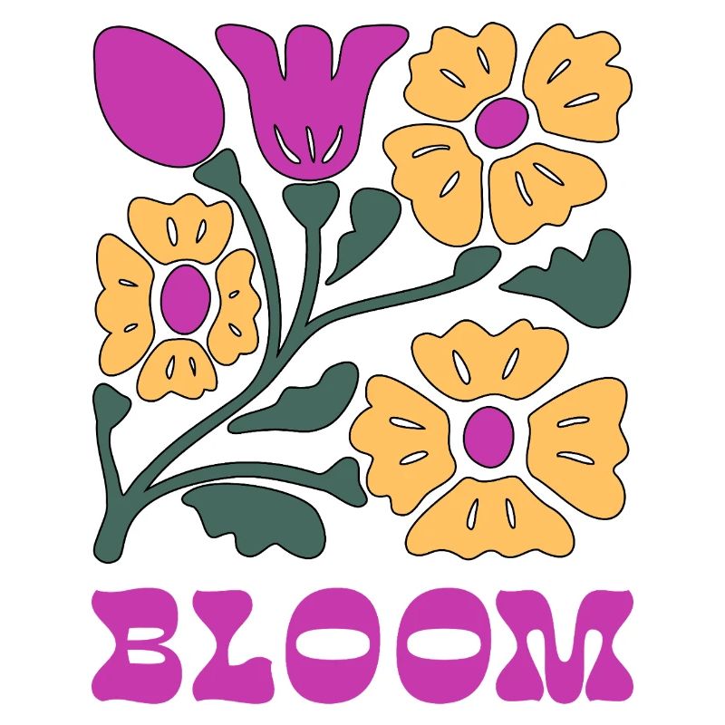 Blumen Pop Neon Pink