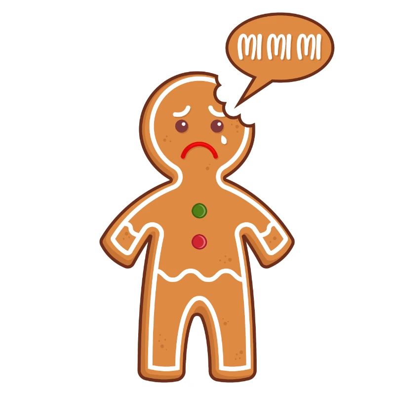 Lebkuchenmann Mimimi Mi Mi Mi Bäcker Gebäck Backen