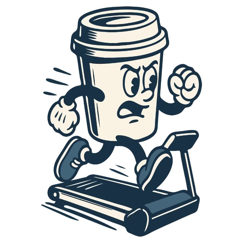 Caffeinated Sprint Coffee Cup