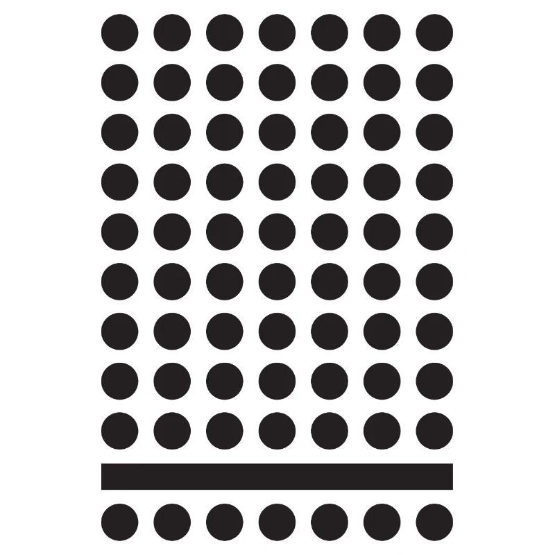 Monochrome Dot Grid Pattern