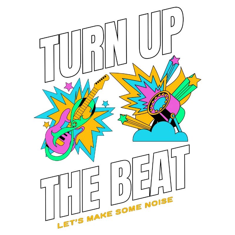Turn Up The Beat Graphic Tee
