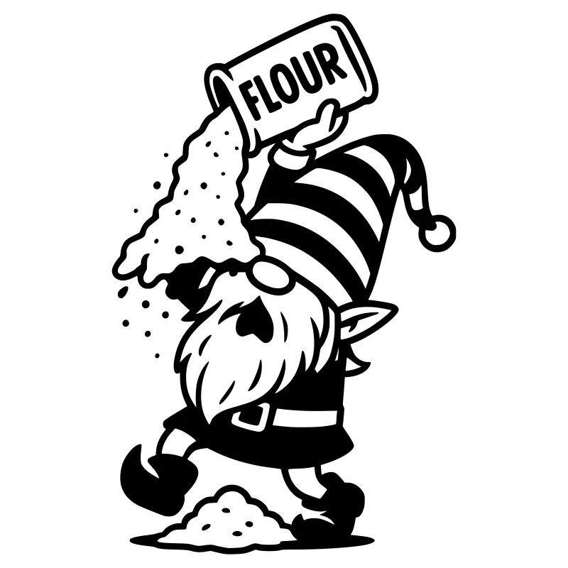 Gnome Flour Biscuits Bake