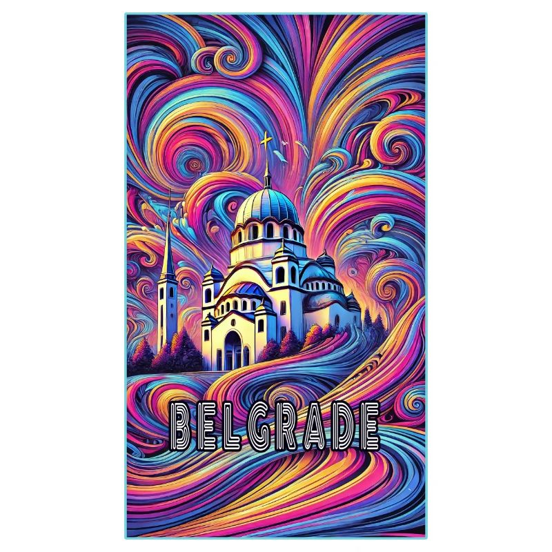 Conception panoramique de Belgrade, Serbie