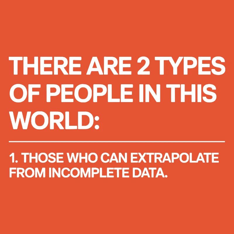 Statistics Analysis Data Science Extrapolation