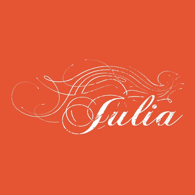 Julia décorée en blanc