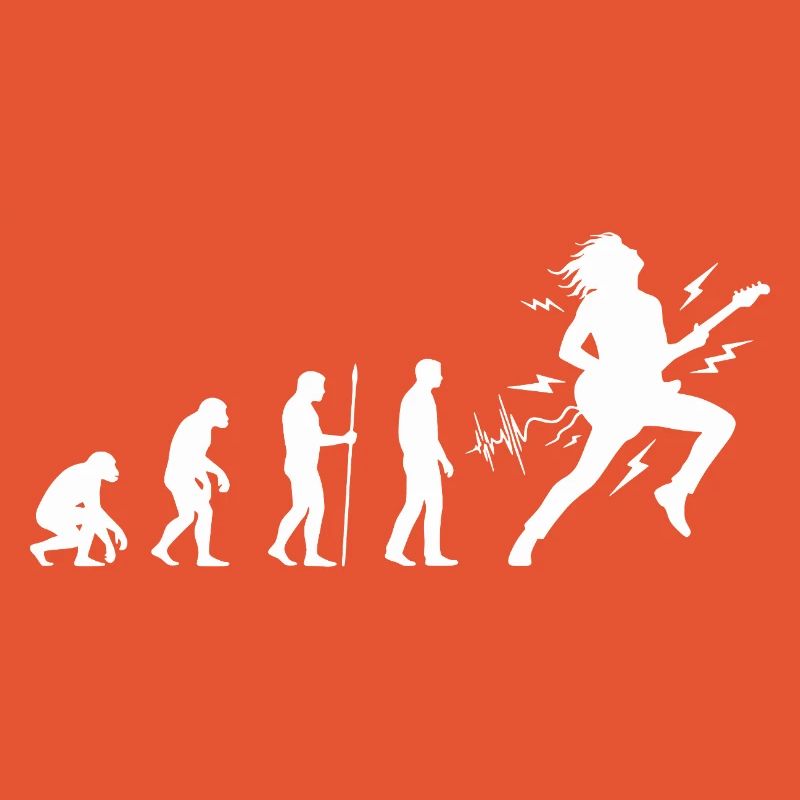 Evolution to Rock Musician Guitar Design