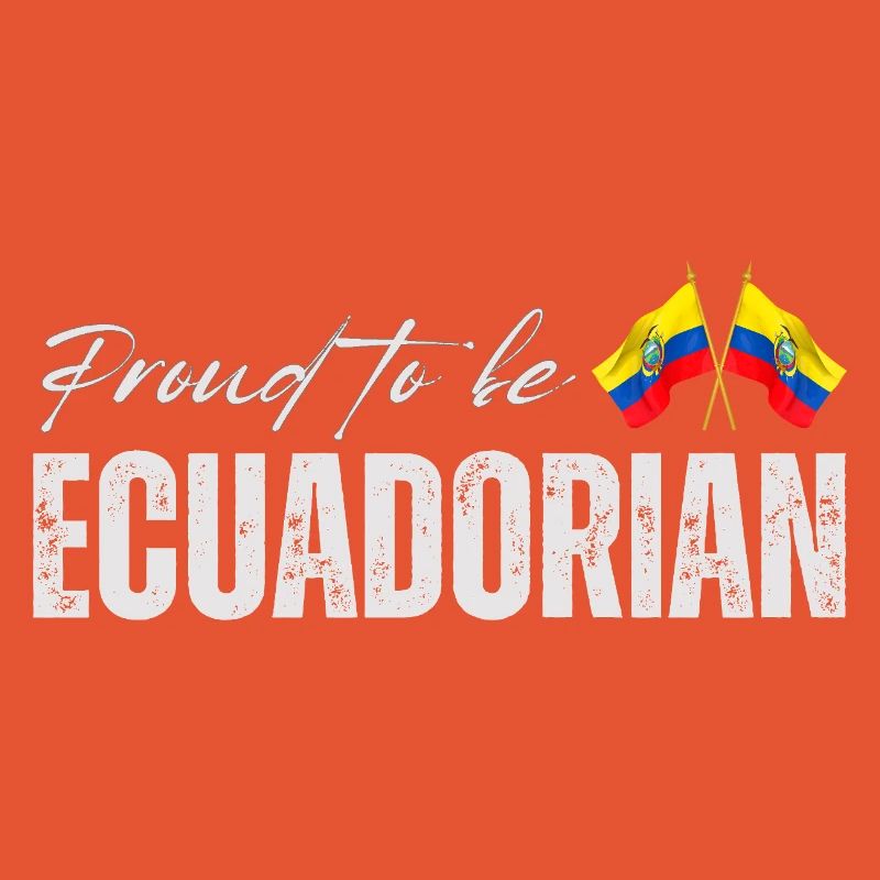 Fierté équatorienne, drapeau équatorien