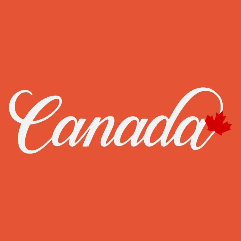 Canada Script with Maple Leaf