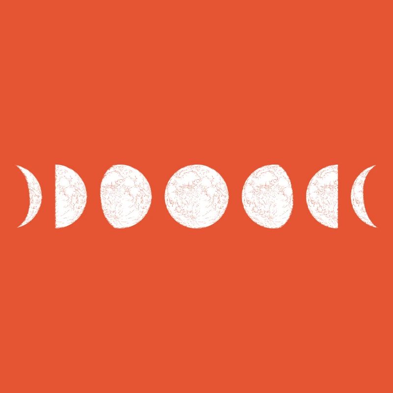 Moon Phase Circle Sequence