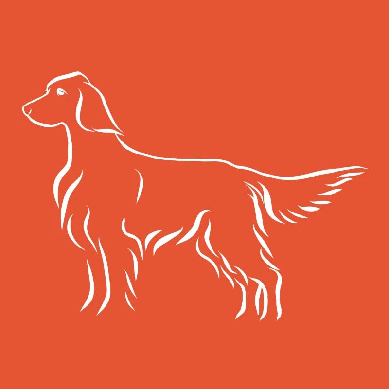 Setter stehend