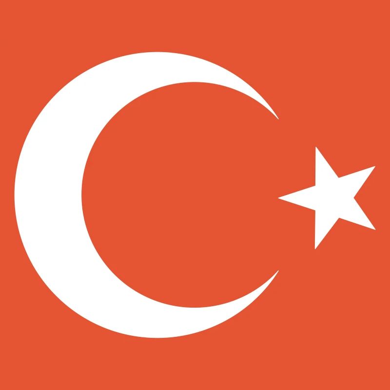 Drapeau turc noir