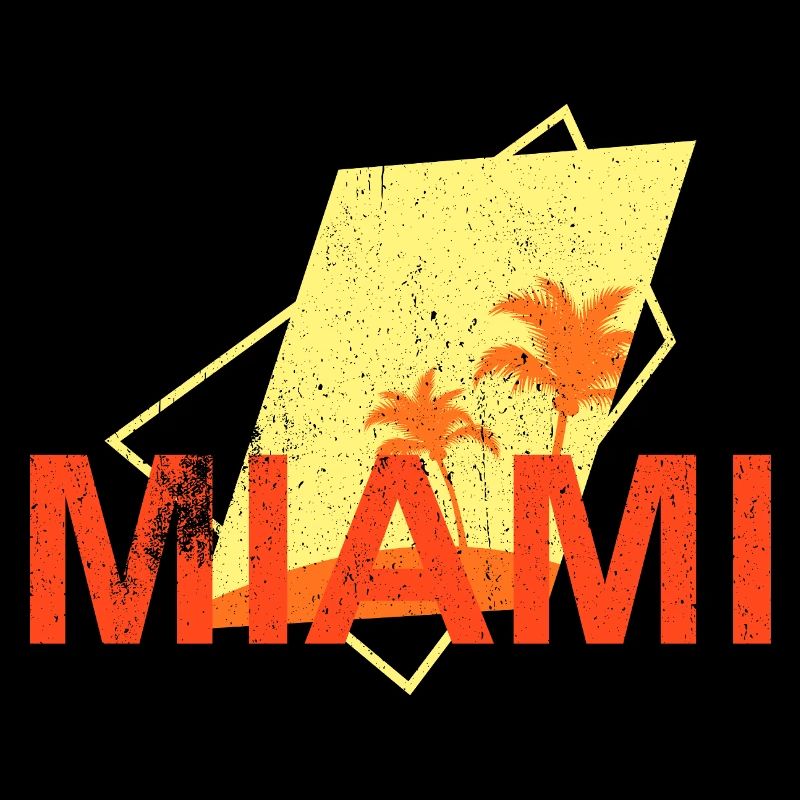Miami Palm Trees Neon