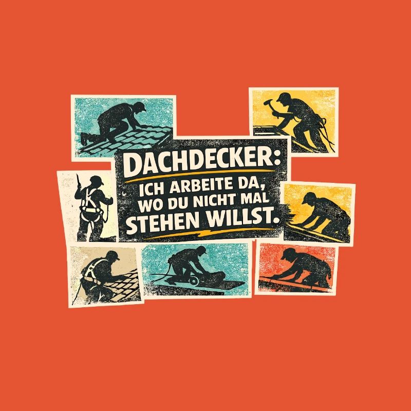 Dachdecker Spruch Motiv