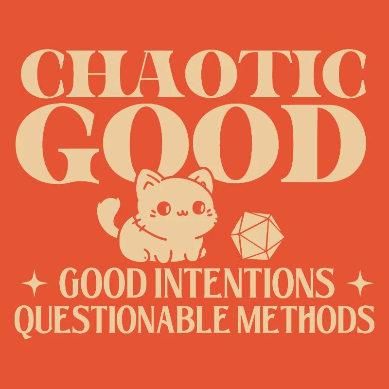 Chaotic Good Good Intentions RPG Alignment Humor