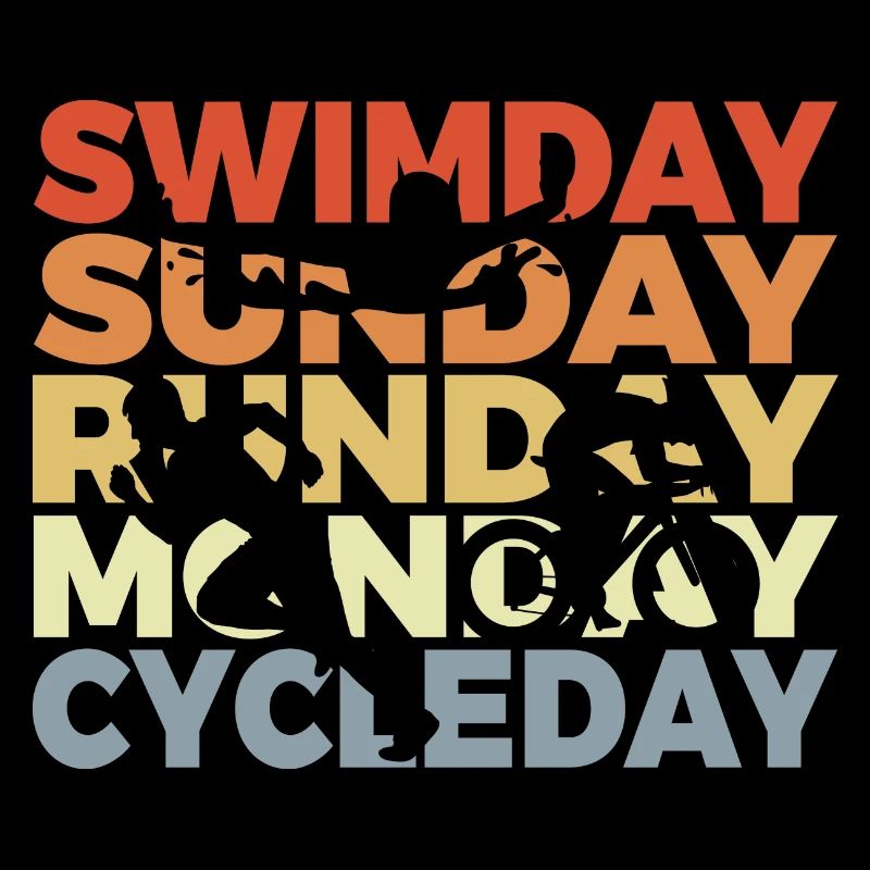 Retro Vintage Triathlon