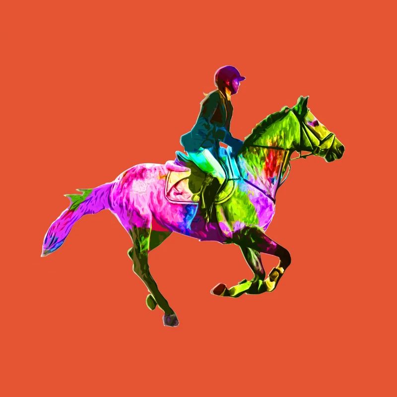 Cavalière colorée