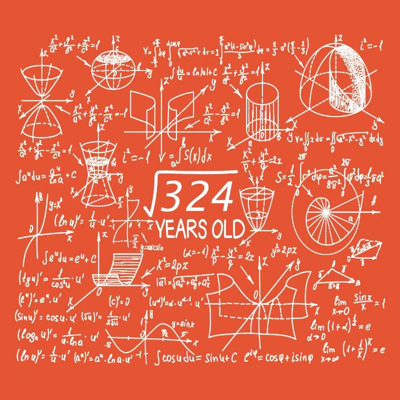 18th Birthday Math Math Student Mathefan