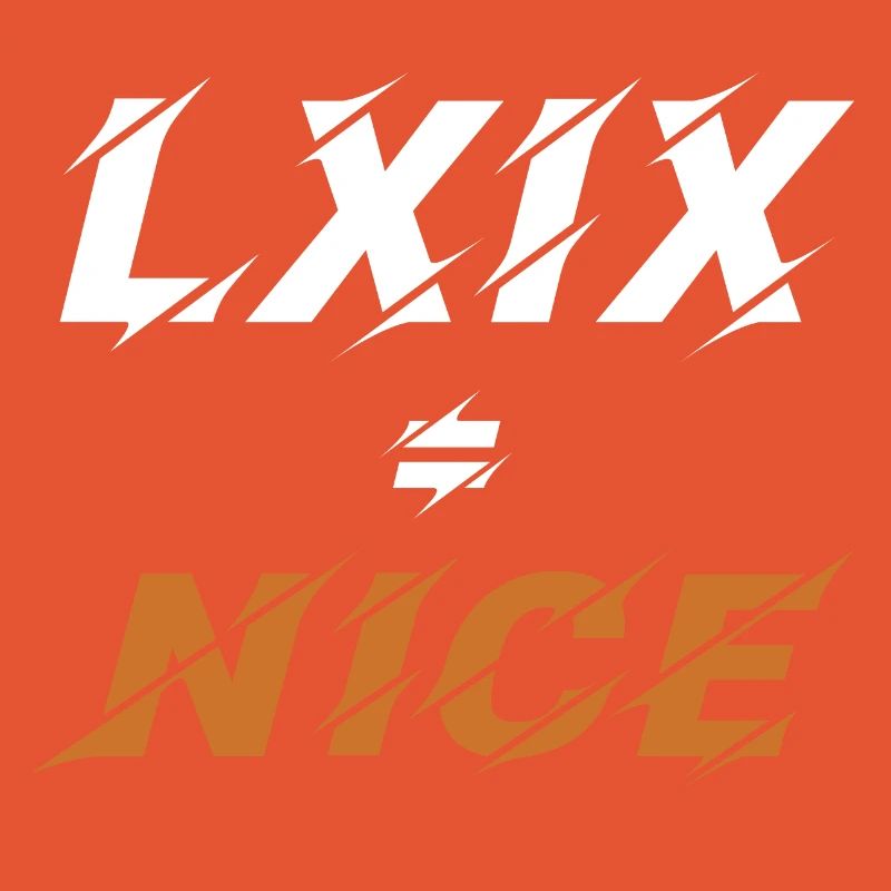 69=Nice en chiffres romains