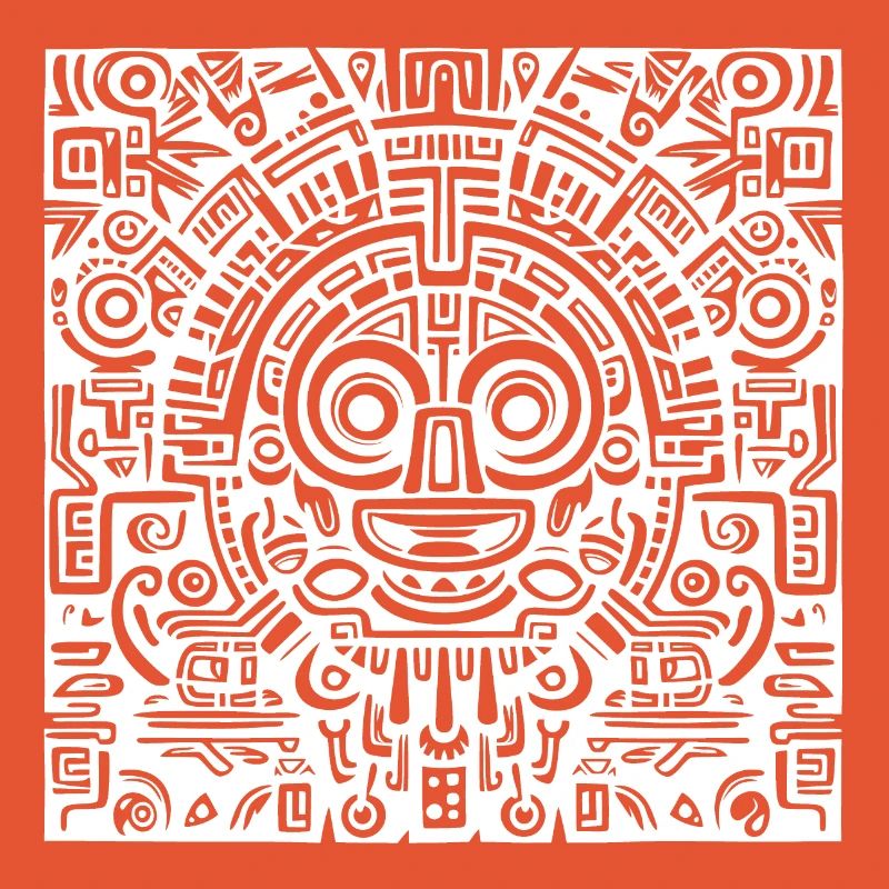 Inka, Azteken, Maya Muster, Artwork