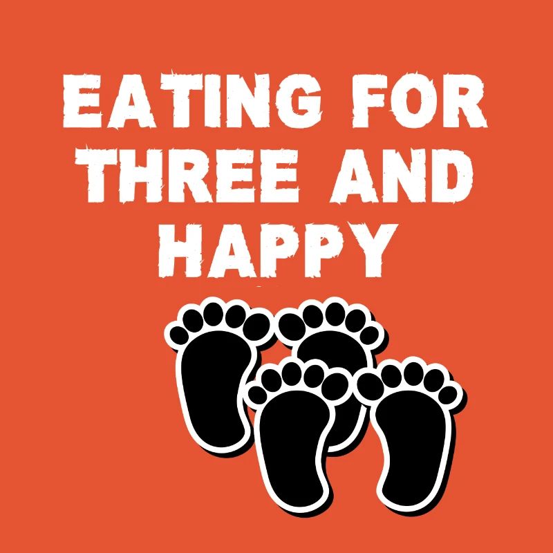 Ich bin schwanger und glücklich eating for three