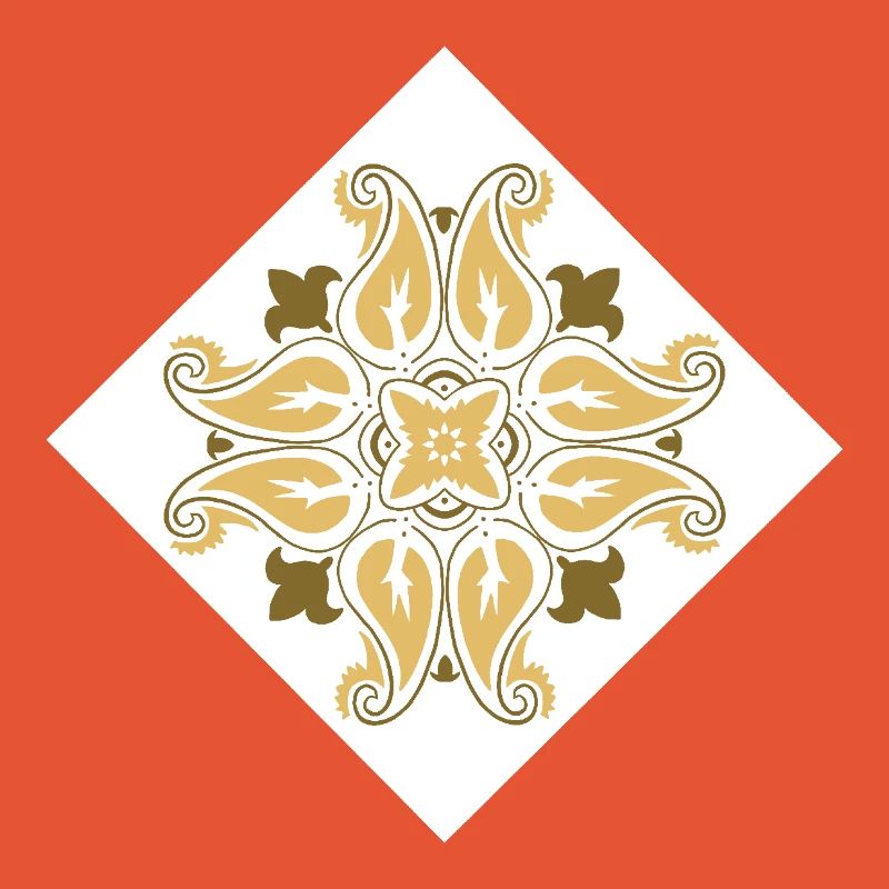 oriental pattern morocco brown tones