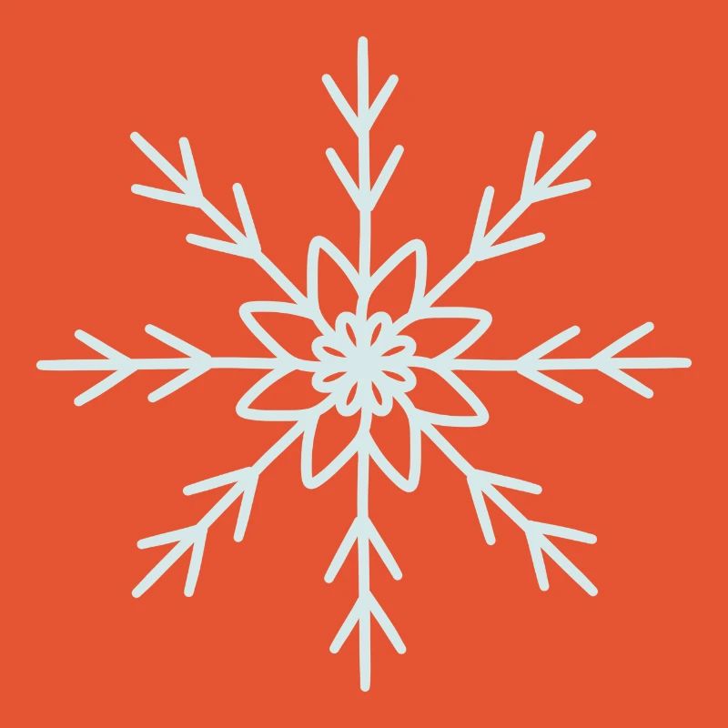 Elegantes Schneeflocken-Muster-Design
