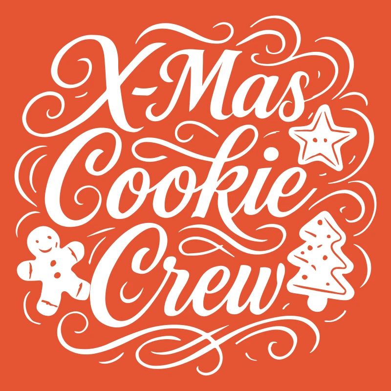 Équipe de Noël de cuisson des biscuits