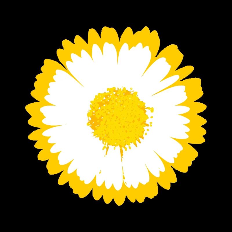 Daisy Sunburst Grafik