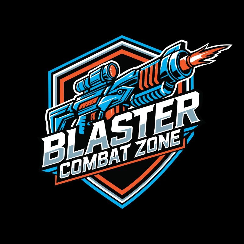 Zone de combat Blaster - Couleur du logo
