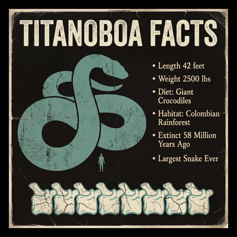 Faits sur Titanoboa : Plus grand serpent de la préhistoire