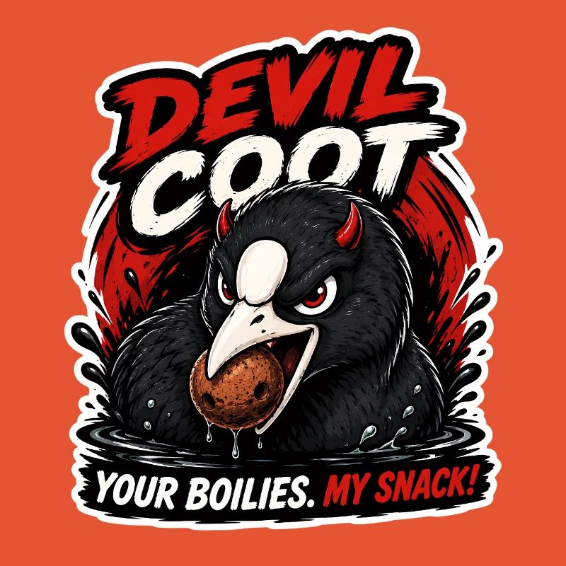Conception drôle de pêche à la carpe Devil Coud