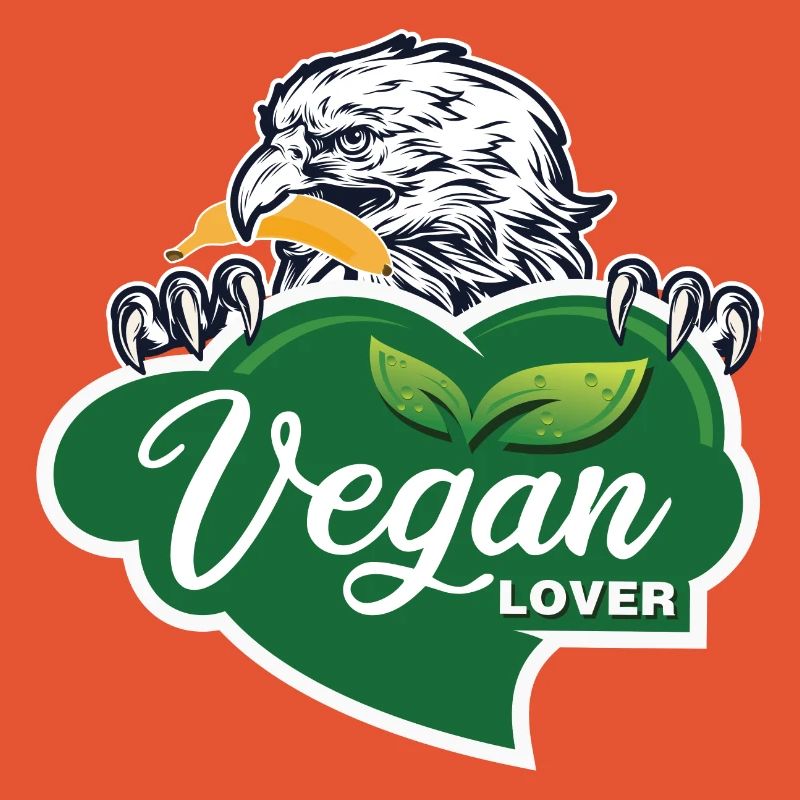 Vegan Lover Eagle Graphic