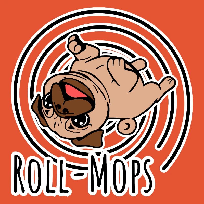 Rolling Pug - A Rolling Pug