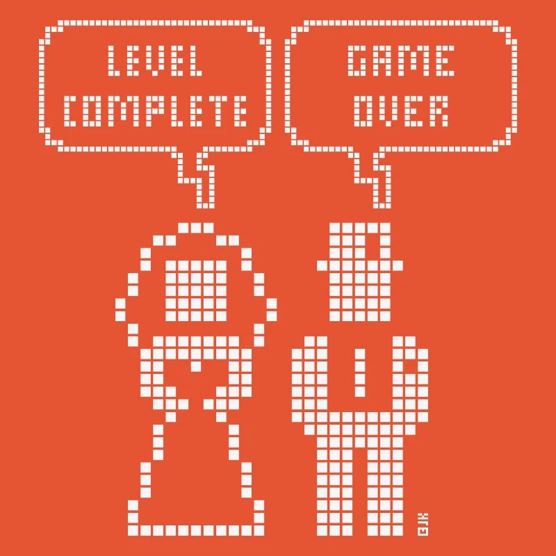 Level Complete – Game Over (Wedding Bachelor Party Pixel W)