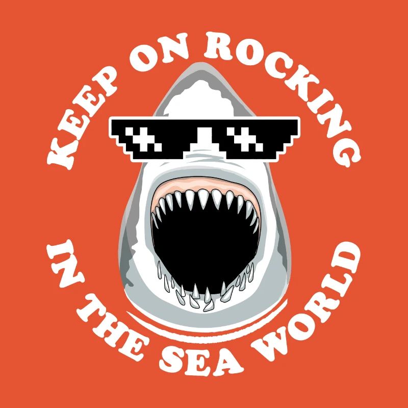 Requin Avec Lunettes De Soleil