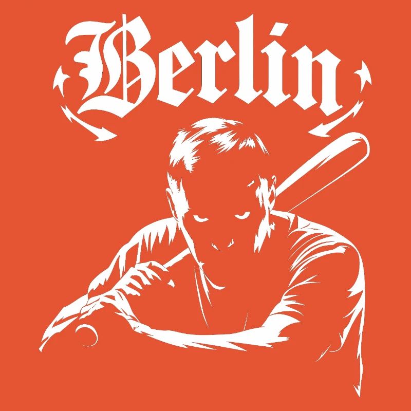 Berlin graphics with shadow effect