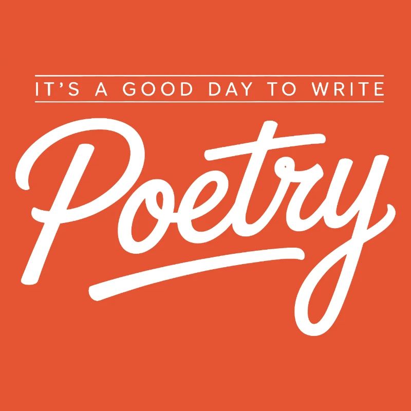 Poetry Script Monochrome Tee