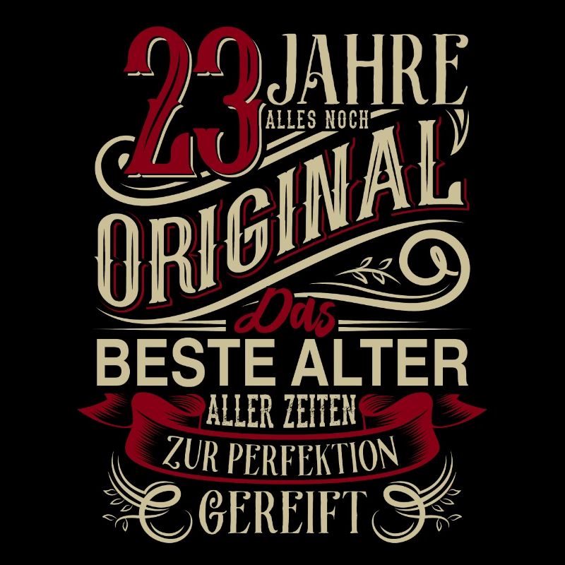 23. Geburtstag Vintage Retro