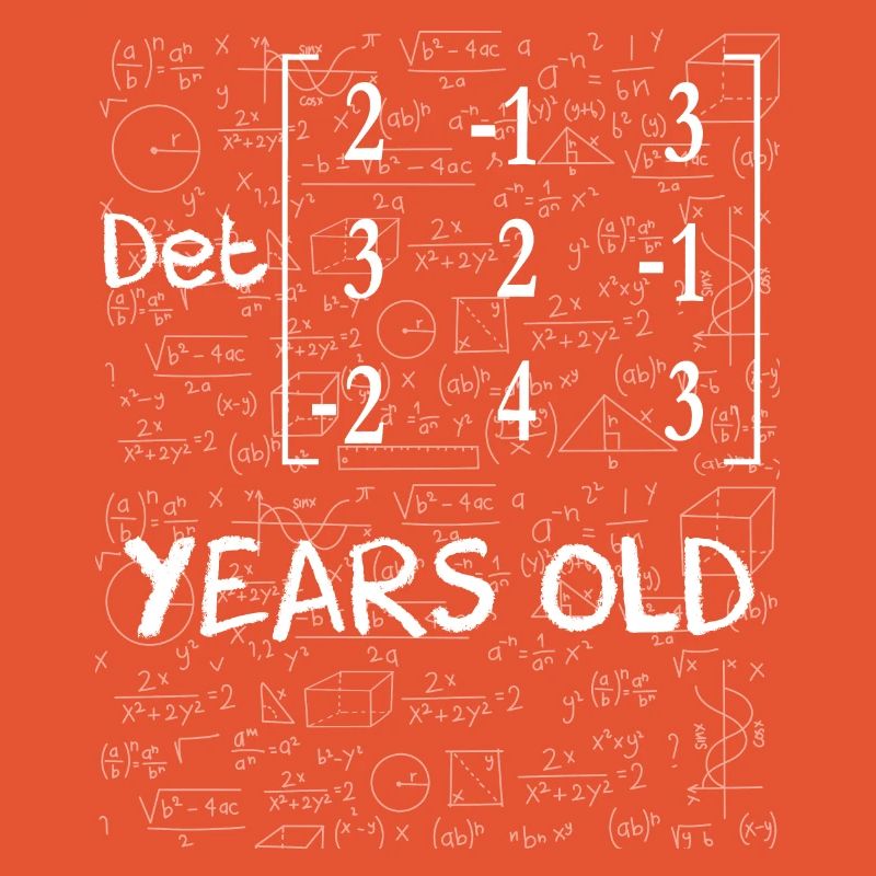 75th anniversary 75 years matrix determinant