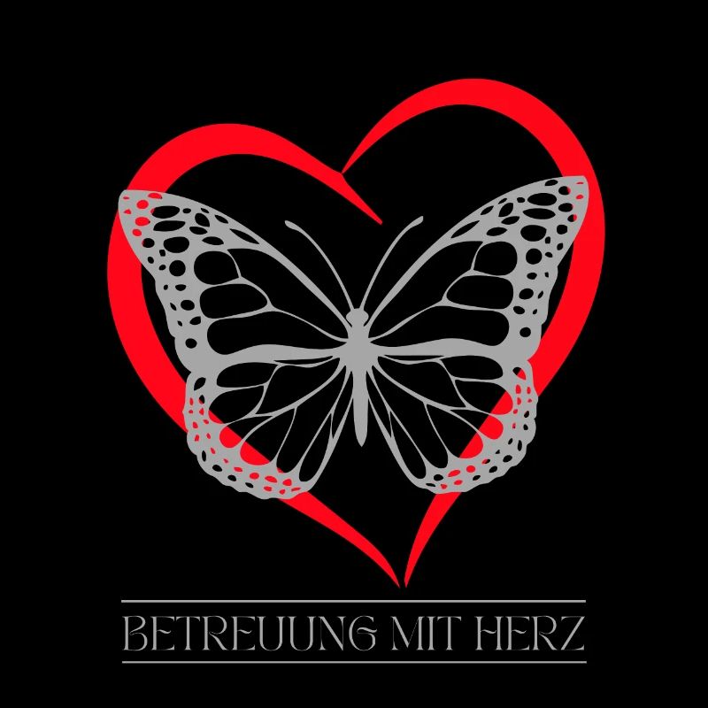 Schmetterling mit Herz
