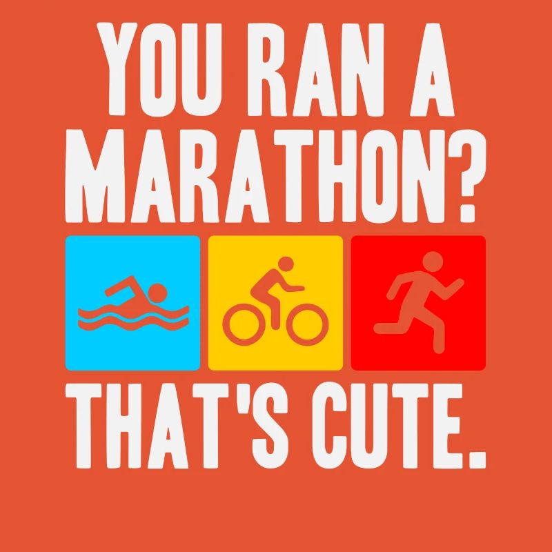 Triathlon-Anzug - Triathlet im Training