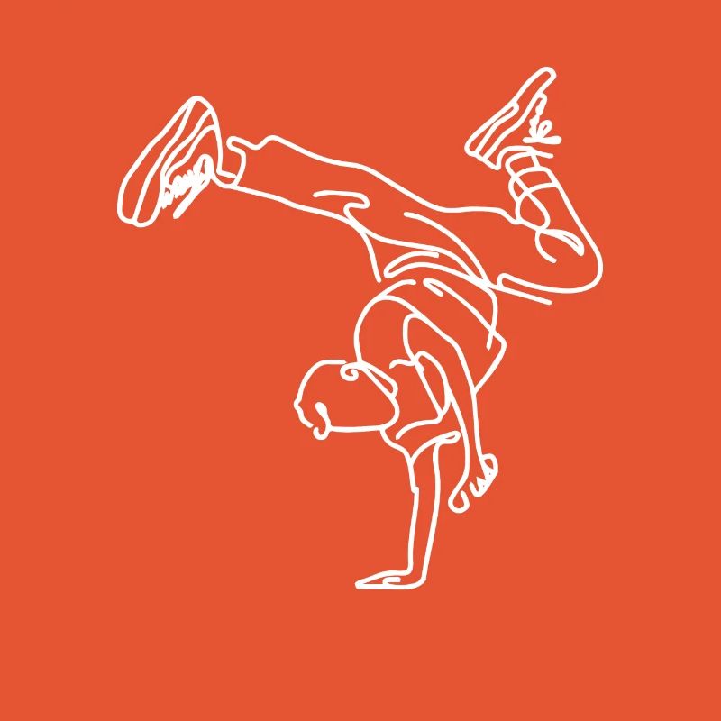 Breakdance garçon dessin