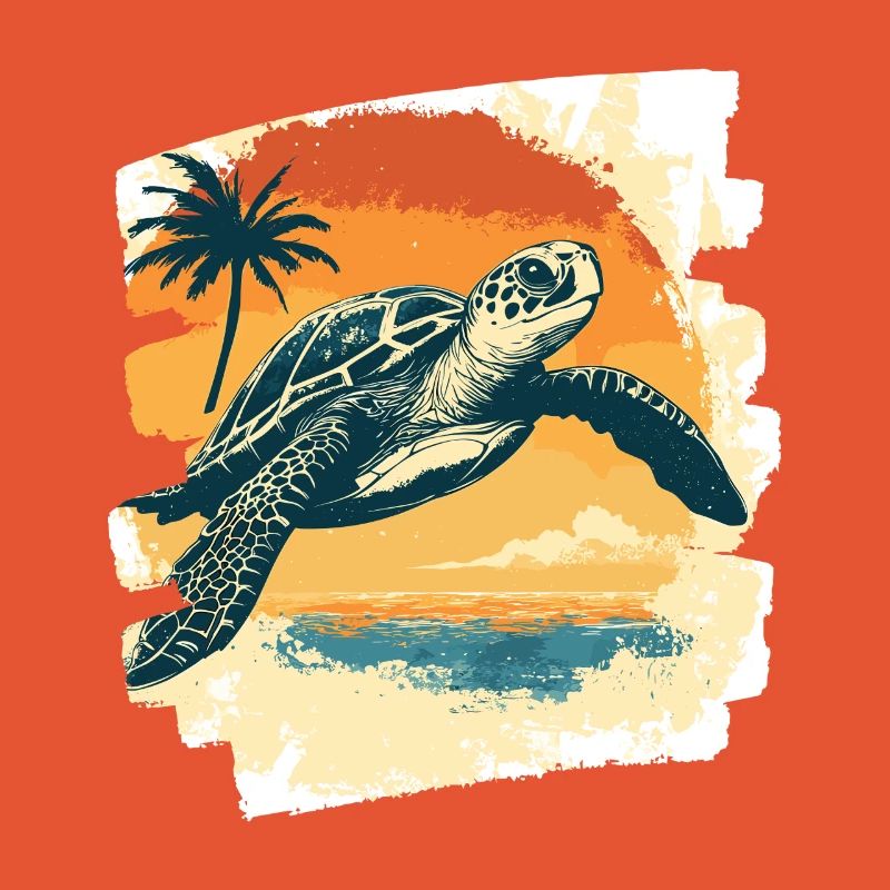 Sea Turtle Retro