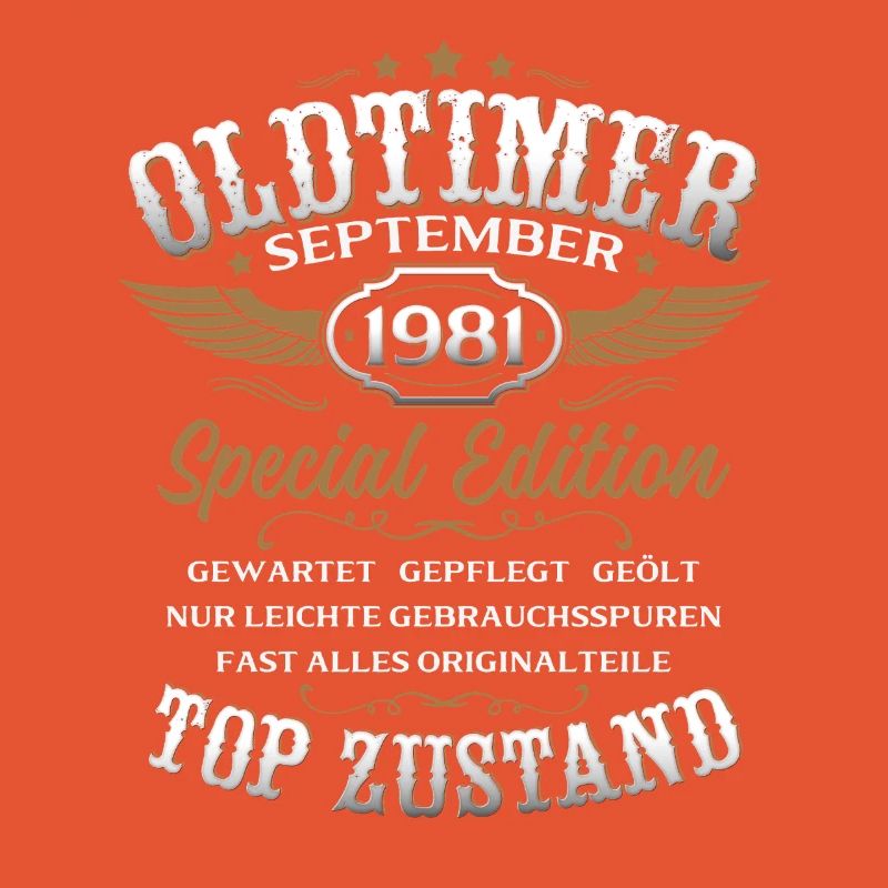 44. Geburtstag Geschenk Oldtimer September 1981