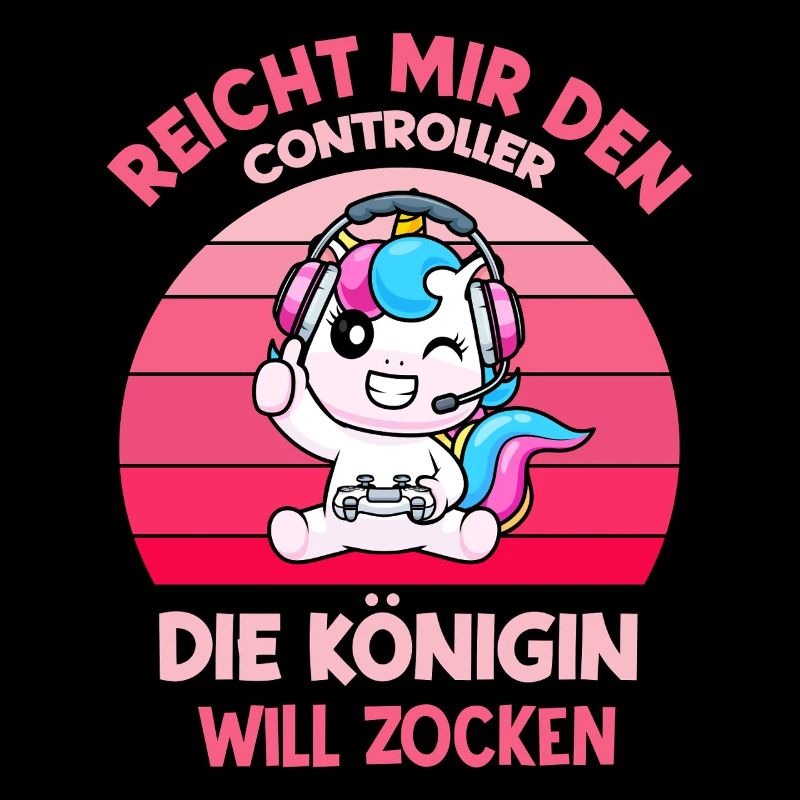 Hands me the controller, the queen wants to play