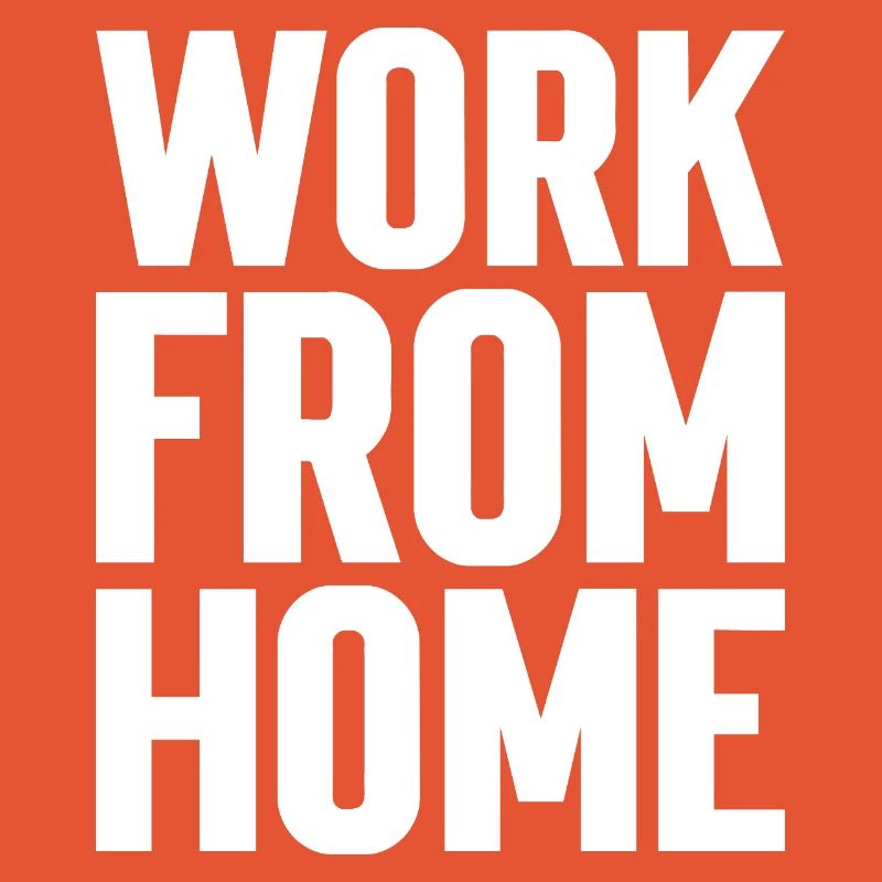 Work from home motivating tee