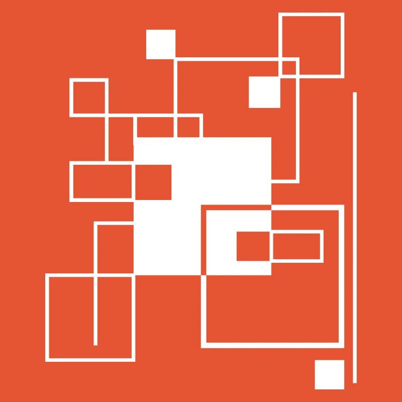 Geometric Gridline Mosaic composition