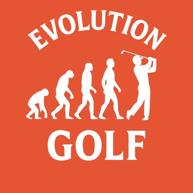 Evolution Golf Lustiges Golfdesign