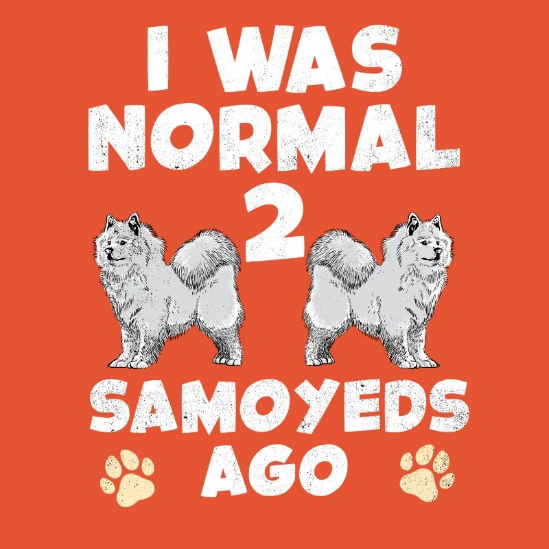 J’étais normal devant deux Samoyèdes