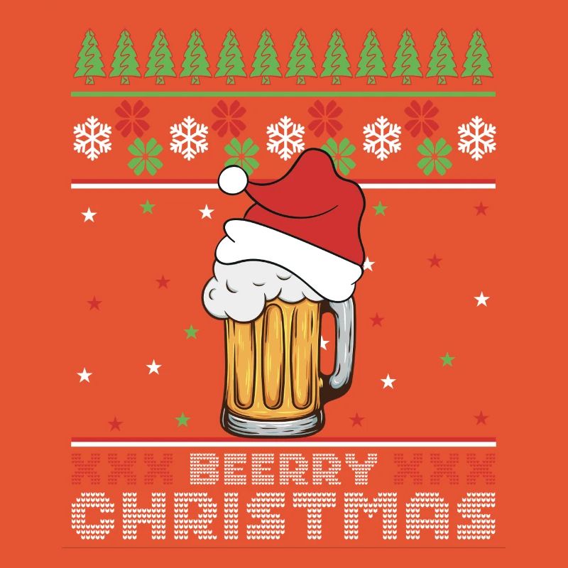 Frohe Weihnachtsbier, hässlicher Pullover – Geschenk